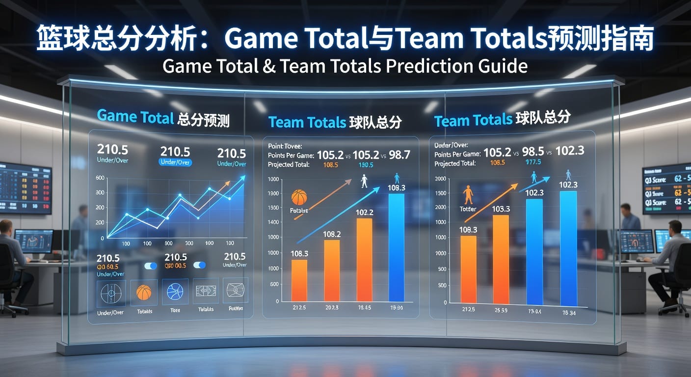 篮球总分 game total team totals 实战判断与投注技巧